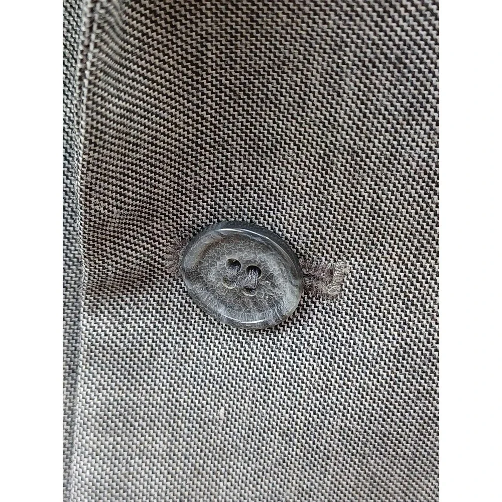 Vtg Sutter & Grant Mens Jacket Blazer Sz 52L Sport Coat Gray 2 Button